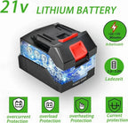 Mobiustream 21V 3-in-1 Akku-Rasentrimmer RT-2199 – 2 Akkus, Grün – Produktdetail 3