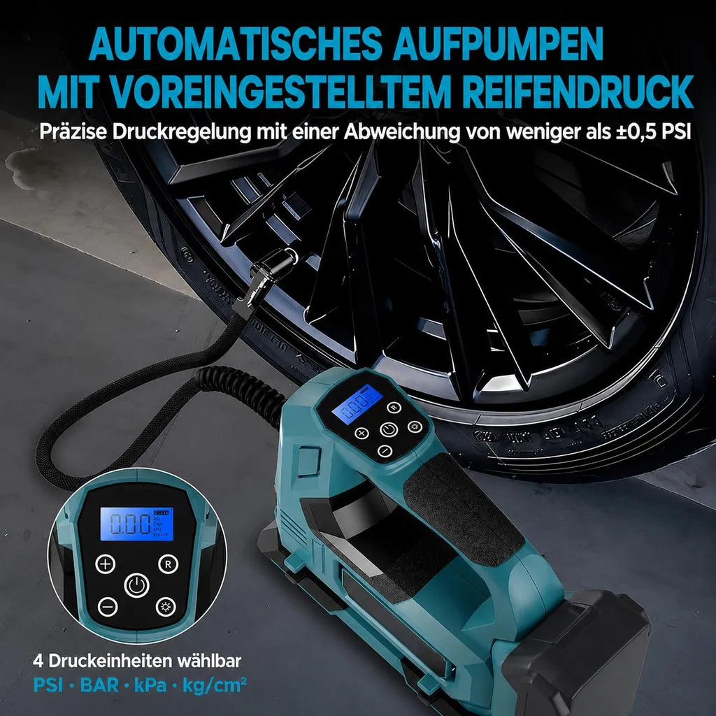 Mobiustream 21V Akku-Luftkompressor LP-9700 – Blau – Produktdetail 4