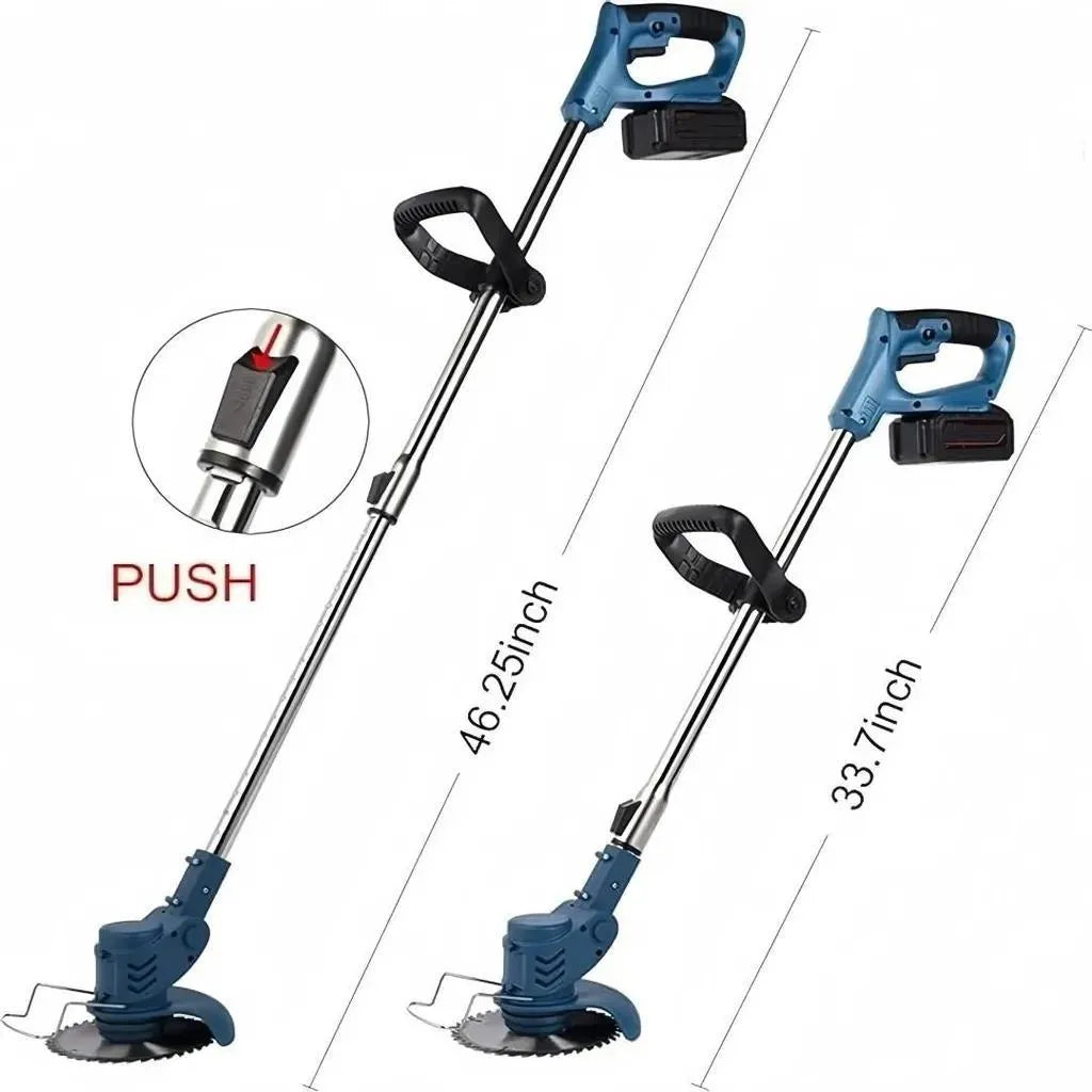 Mobiustream 21V Akku-Rasentrimmer RT-4792 – 2 Akkus, Blau – Produktdetail 6