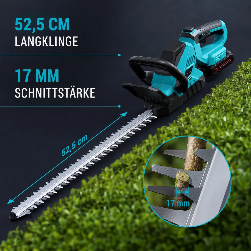 Mobiustream 21V Akku-Heckenschere HS-9762 – 2 Akkus – Produktdetail 3