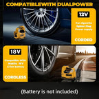 Mobiustream 18V Akku-Luftkompressor LP-1710 – Makita-kompatibel, ohne Akku, Gelb – Produktdetail 4