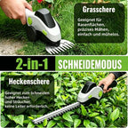 Mobiustream 3-in-1 Akku-Heckenschere HS-1765 – 2 Akkus – Produktdetail 2