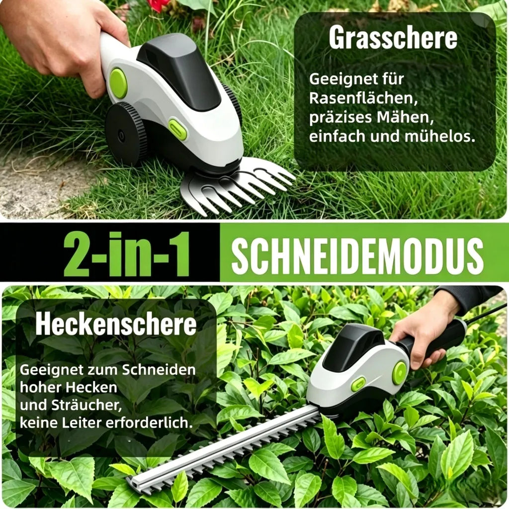 Mobiustream 3-in-1 Akku-Heckenschere HS-1765 – 2 Akkus – Produktdetail 2