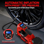 Mobiustream 18V Akku-Luftkompressor LP-1703 – Makita-kompatibel, ohne Akku, Rot – Produktdetail 5