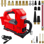 Mobiustream 18V Akku-Luftkompressor LP-1703 – Makita-kompatibel, ohne Akku, Rot – Produktansicht