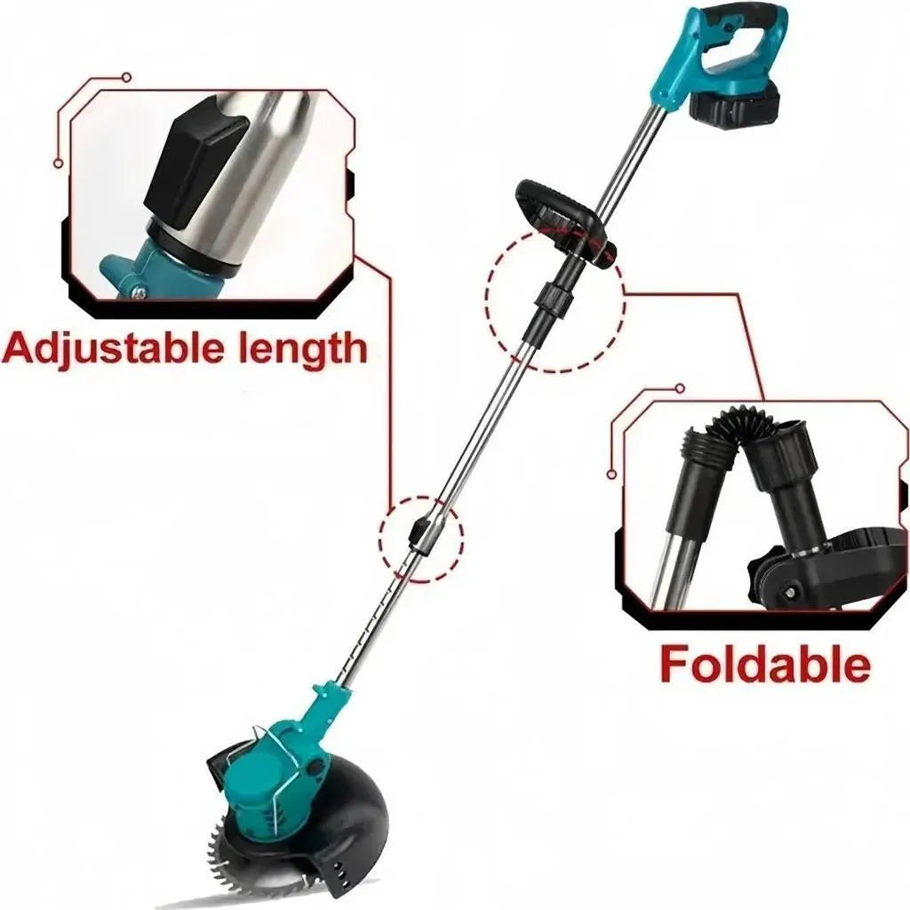 Mobiustream 21V Akku-Rasentrimmer RT-9269 – 2 Akkus, Blau – Produktdetail 4
