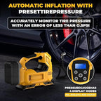 Mobiustream 18V Akku-Luftkompressor LP-1710 – Makita-kompatibel, ohne Akku, Gelb – Produktdetail 5