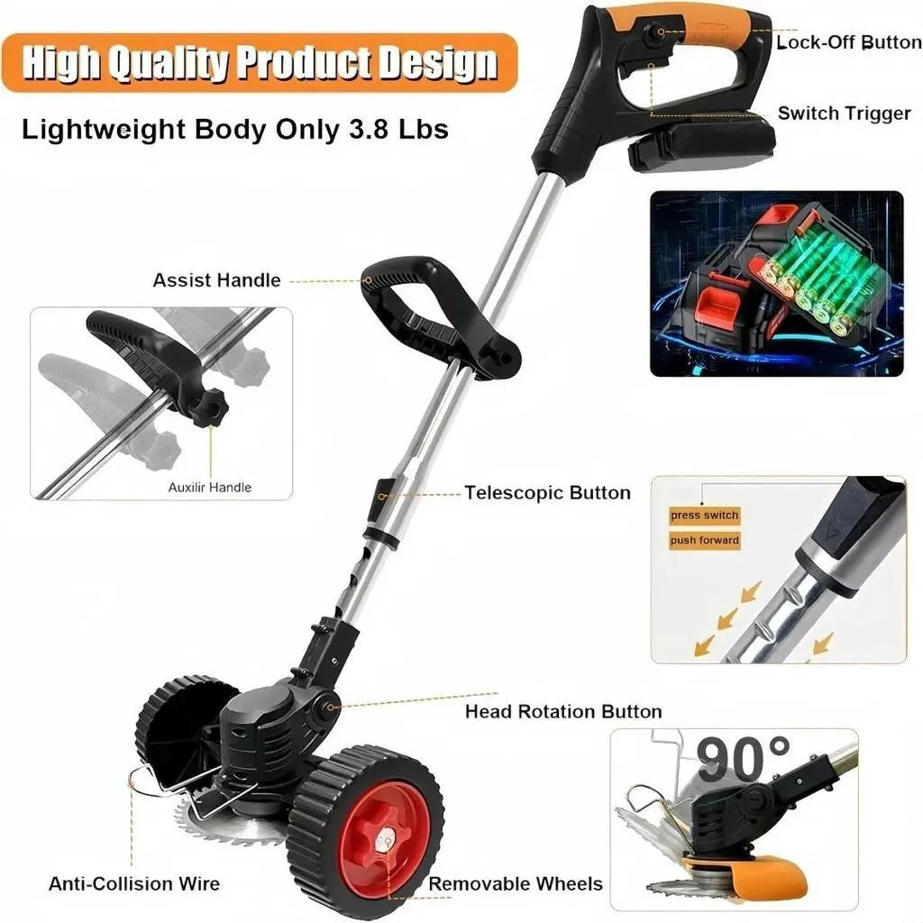 Mobiustream Akku-Rasentrimmer RT-6872 – Produktdetail 7