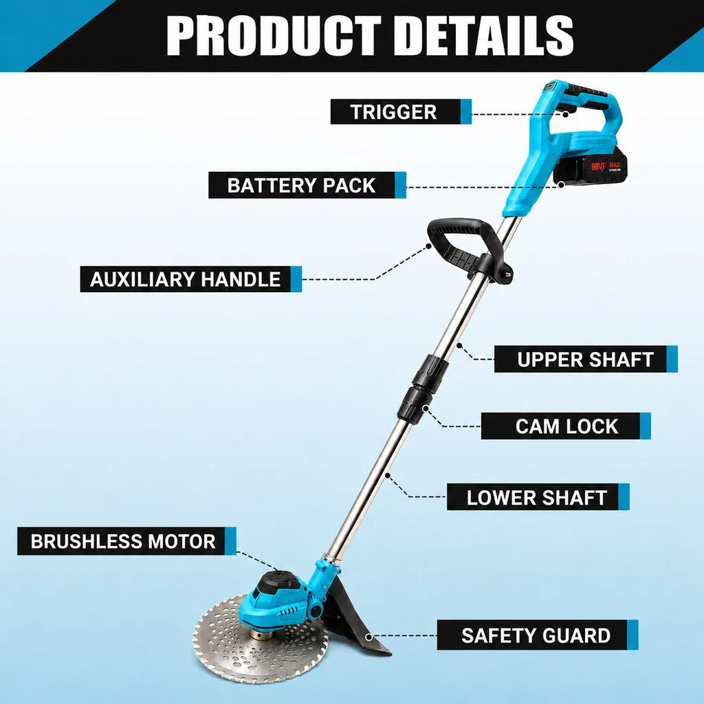 Mobiustream 21V Akku-Rasentrimmer RT-6827 – Produktdetail 7