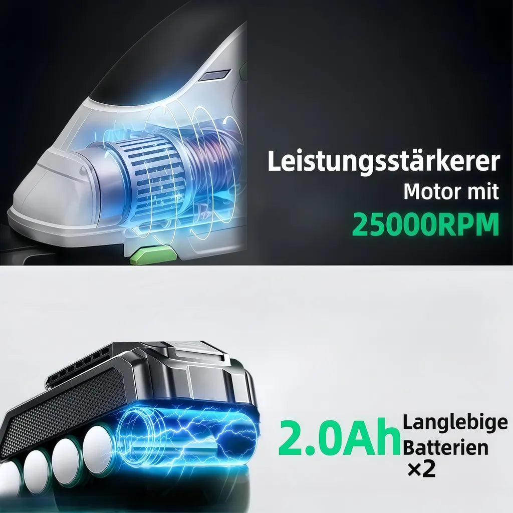 Mobiustream 3-in-1 Akku-Heckenschere HS-9375 – 2 Akkus – Produktdetail 5