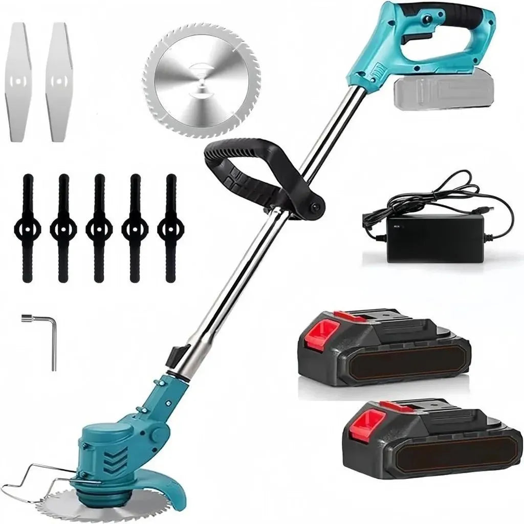 Mobiustream 21V Akku-Rasentrimmer RT-4792 – 2 Akkus, Blau – Produktansicht