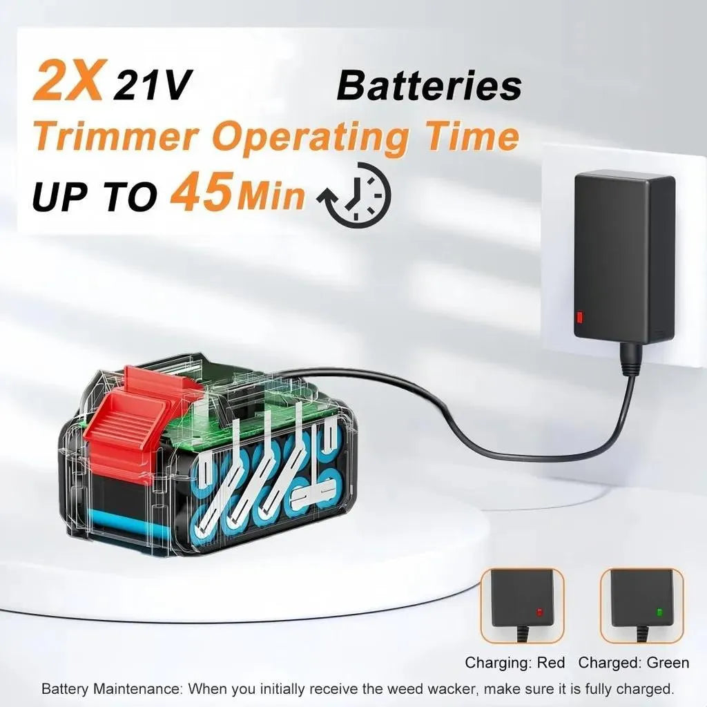 Mobiustream 21V Akku-Rasentrimmer RT-4815 – 2 Akkus – Produktdetail 4