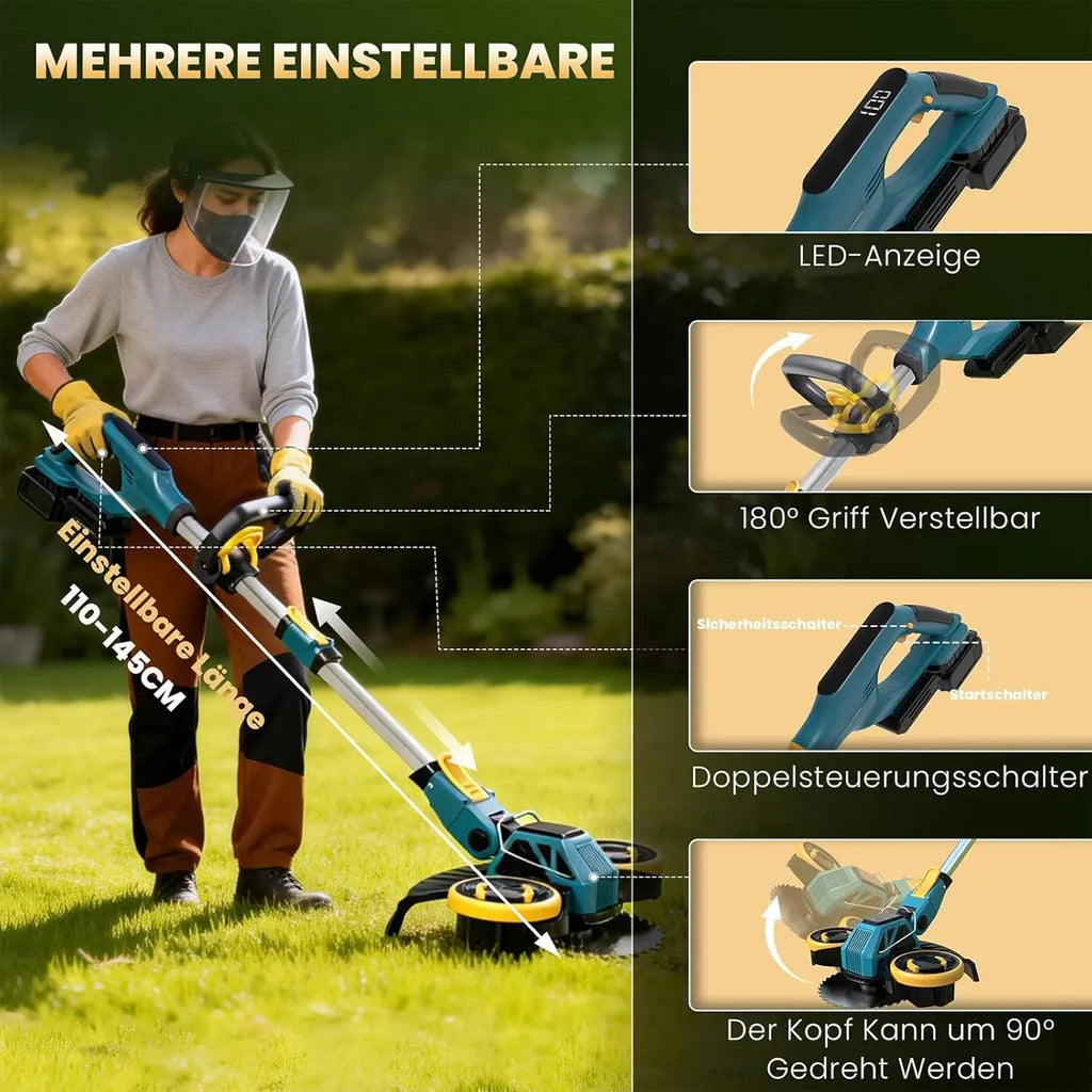 Mobiustream Akku-Rasentrimmer RT-6780 – Makita-kompatibel – Produktdetail 8