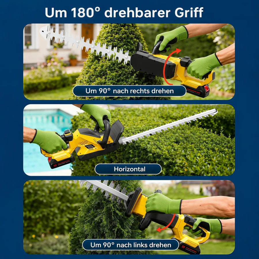 Mobiustream 21V Akku-Heckenschere HS-0379 – 2 Akkus – Produktdetail 2