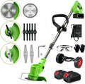 Mobiustream 21V 3-in-1 Akku-Rasentrimmer RT-2199 – 2 Akkus, Grün – Produktansicht