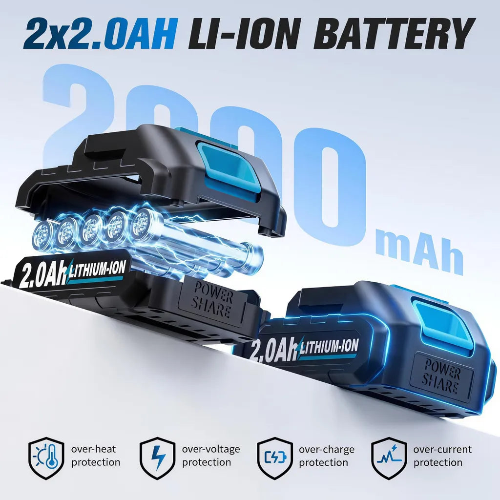 Mobiustream 21V 2-in-1 Akku-Heckenschere HS-8552 – Produktdetail 3