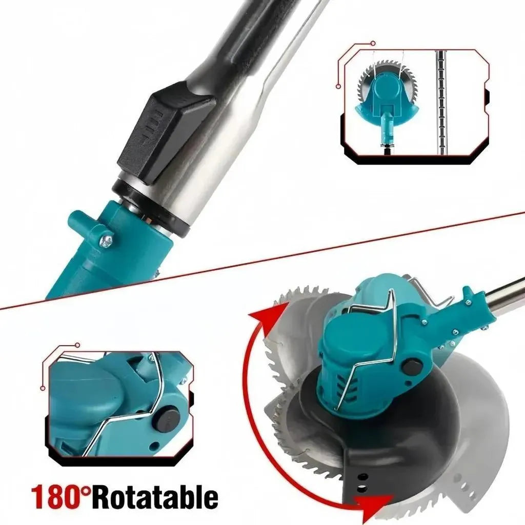 Mobiustream 21V Akku-Rasentrimmer RT-9269 – 2 Akkus, Blau – Produktdetail 5