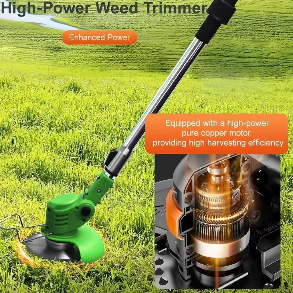 Mobiustream 21V 4-in-1 Akku-Rasentrimmer RT-9245 – 2 Akkus, Grün – Produktdetail 5