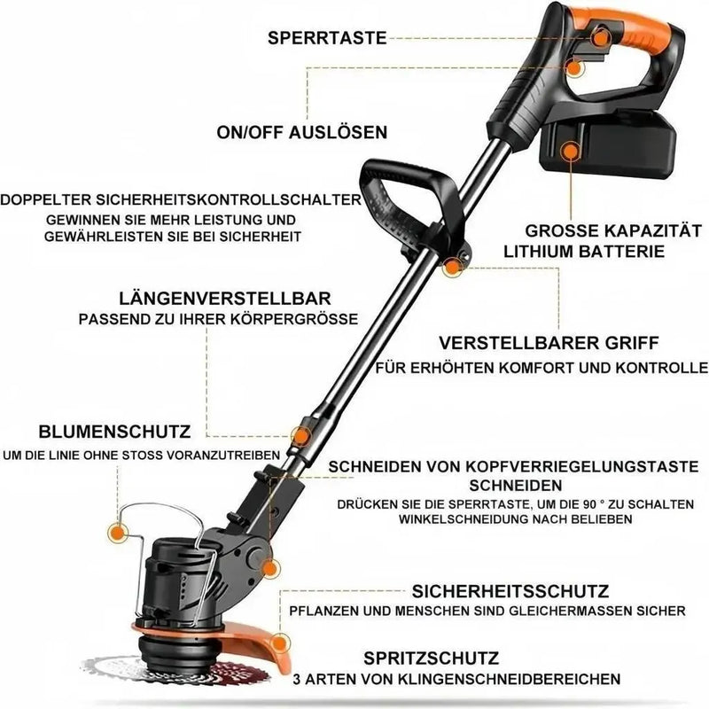 Mobiustream 3-in-1 Akku-Rasentrimmer RT-2168 – Produktdetail 6