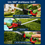 Mobiustream 21V Akku-Heckenschere HS-0362 – 2 Akkus – Produktdetail 2