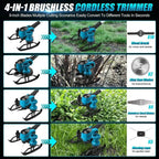 Mobiustream 4-in-1 Akku-Rasentrimmer RT-6728 – Produktdetail 4
