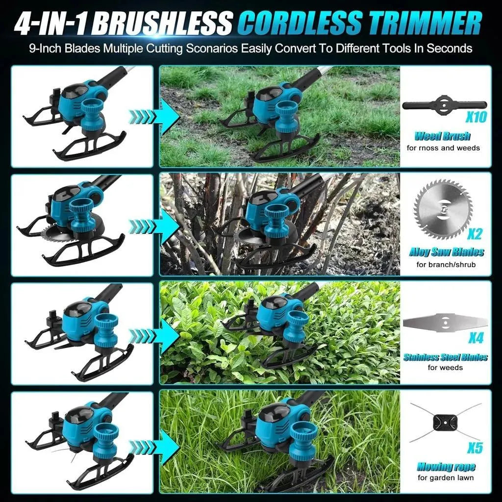 Mobiustream 4-in-1 Akku-Rasentrimmer RT-6728 – Produktdetail 4