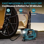 Mobiustream 18V Akku-Luftkompressor LP-1680 – Makita-kompatibel – Produktdetail 3