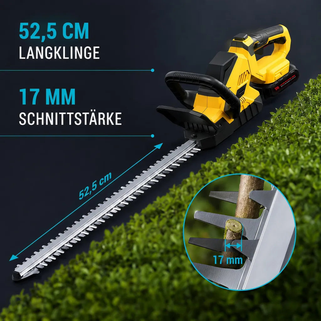 Mobiustream 21V Akku-Heckenschere HS-0379 – 2 Akkus – Produktdetail 3