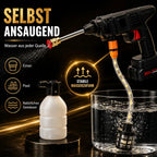 Waschgerät mit Ansaugschlauch und Filter