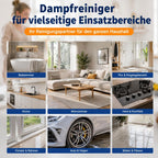 Gelber Dampfreiniger mit 1,6-Liter-Tank – Ansicht 6