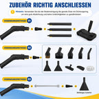 Gelber Dampfreiniger mit 1,6-Liter-Tank – Ansicht 7