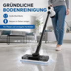 Handdampfreiniger in Weiß-Schwarz – Produktansicht 3