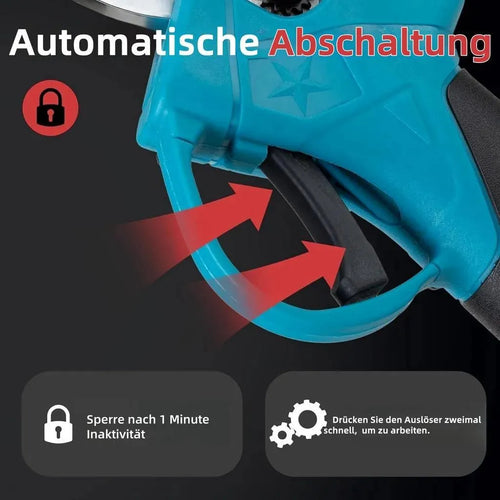 Bedienung der Akku-Gartenschere