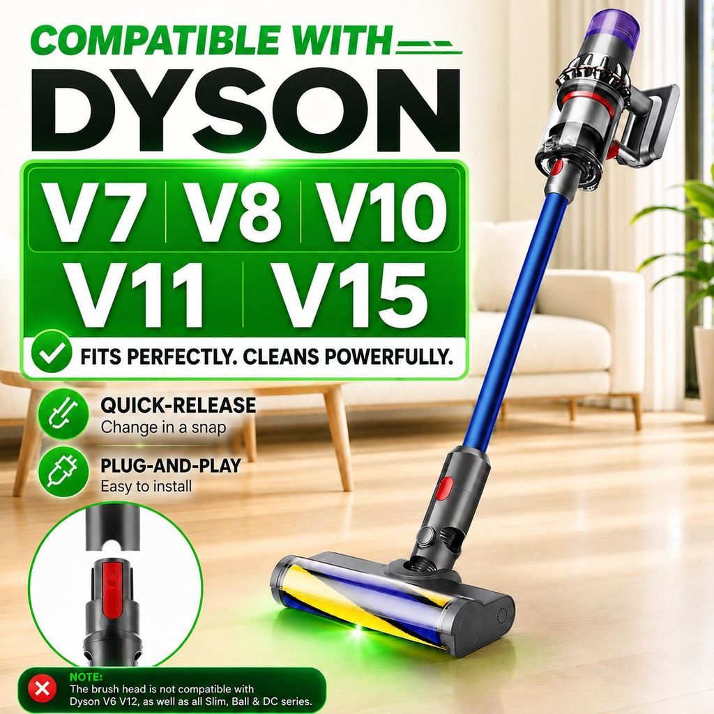 Kompatible Dyson-Modelle für die LED-Bodendüse
