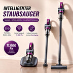 Dunkelvioletter Stiel- und Polstersauger – Ansicht 4