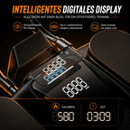Schwarzer Bauchroller mit Display – Produktdetail 5; abgebildetes Smartphone nicht enthalten