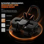 Schwarzer Bauchroller mit Display – Produktdetail 7; abgebildetes Smartphone nicht enthalten