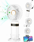 Weißer faltbarer Handventilator