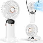 Weißer faltbarer Mini-Handventilator